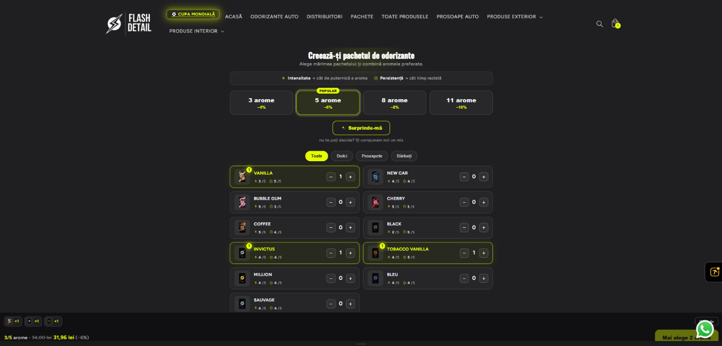 FlashDetail — bundle builder custom